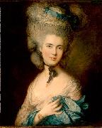 Thomas Gainsborough Woman in Blue oil painting reproduction